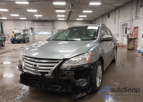 2013 Nissan Sentra Sv from USA, damaged, VIN 3N1AB7AP7DL748632